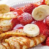Panquecas de Banana com Cobertura de Morango: Café da Manhã Doce