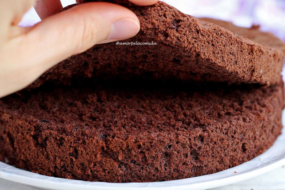 Pão de Ló de Chocolate