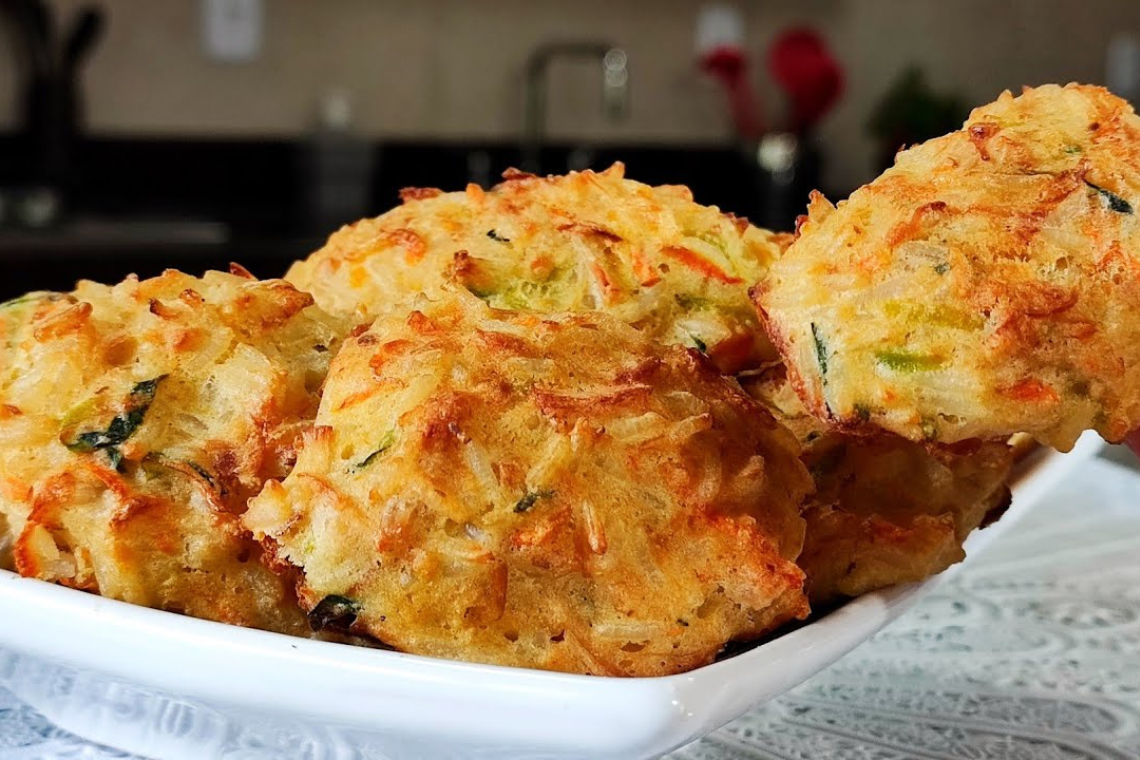 Bolinho de Abobrinha e Arroz: Uma Delícia Sustentável e Versátil