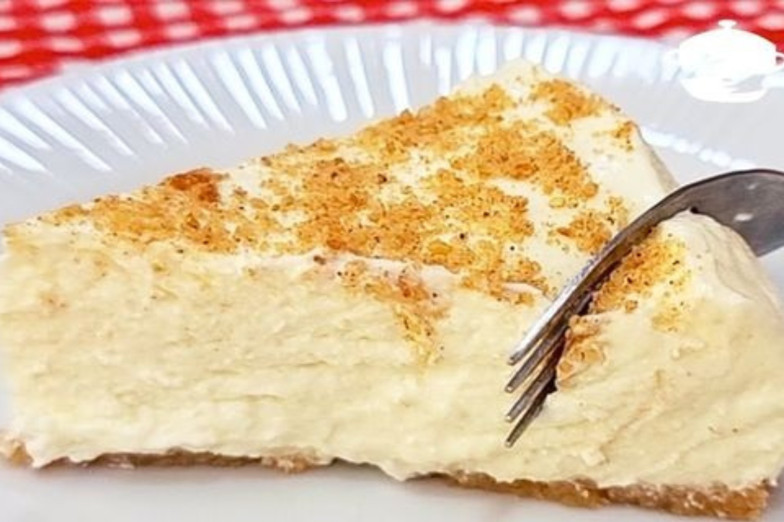 Torta cremosa SEM AÇÚCAR, sem leite condensado e sem creme de leite: Uma Opção Saudável e Deliciosa