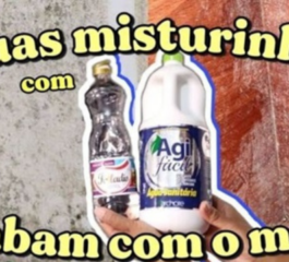 Misturinha Tira Mofo de Guarda-Roupa Usando Água Sanitária e Desinfetante